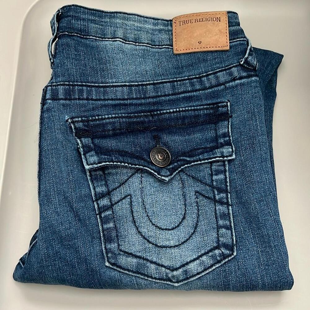 True Religion Geno Slim Fit Distressed Jean *estimated size 27